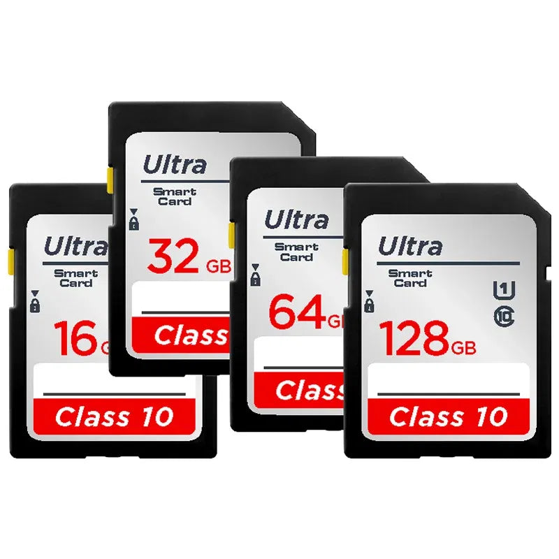 Capacity: 400GB - SD Card 64GB 128GB 256GB V10 16GB 32GB Normal Full Size Flash SD Memory Card High Speed for Camera