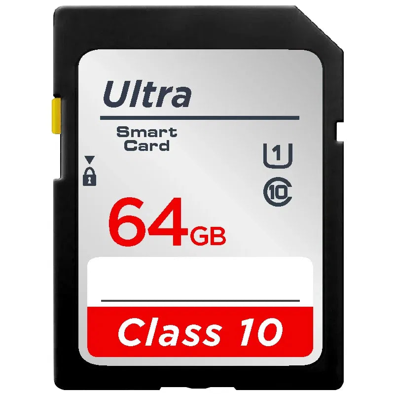 Capacity: 400GB - SD Card 64GB 128GB 256GB V10 16GB 32GB Normal Full Size Flash SD Memory Card High Speed for Camera