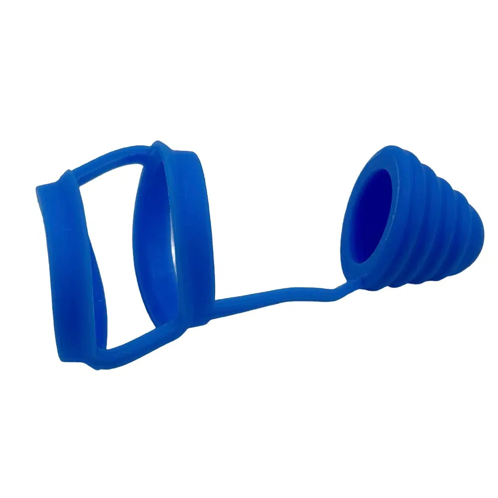 Color: Pink - 810 Silicone Rubber Band Fat Bubble Glass Ring Dust Cap Covers for 810 Drip Mouthpiece
