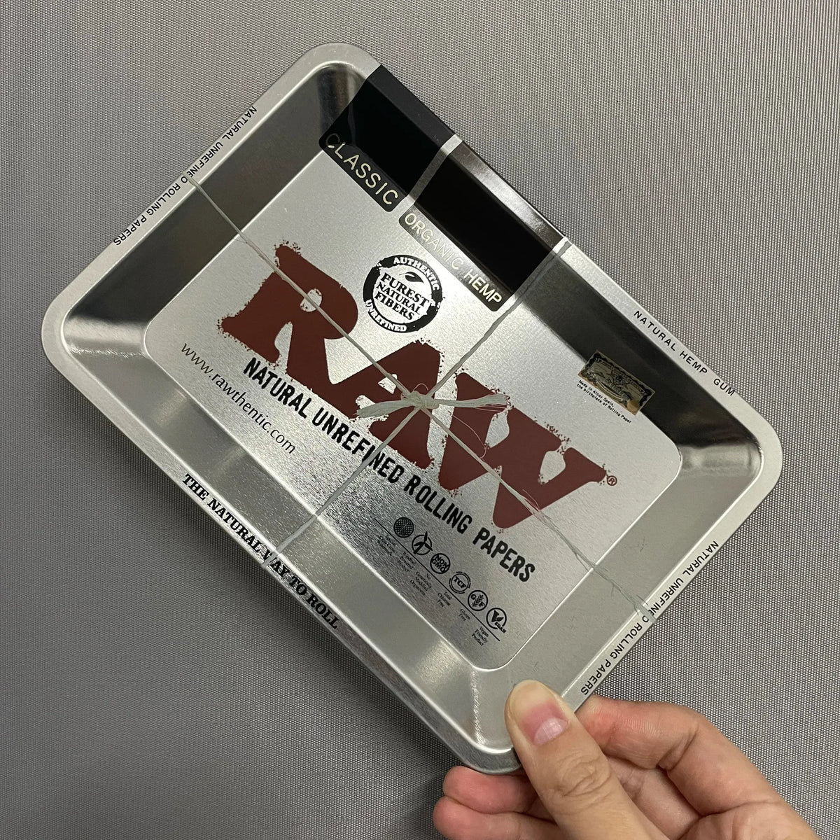 Color: Ivory - RAW Classic Rolling Tray Multi Designs Available