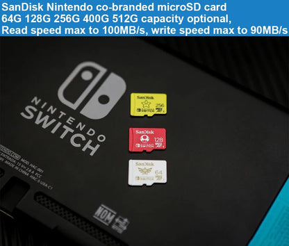Capacity: 32GB - SanDisk Micro SD Memory Card 100% Original C10 U1 U3 4K HD Trans Flash Cards for Camera GoPro DJI Nintendo Switch MicroSDXC Card