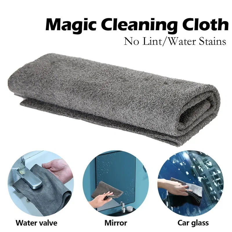 Color: Red, Specification: 20pcs, Ships From: CHINA - New Thickened Magic Cleaning Cloth Microfiber Glass Clean Towel Reusable Washable Lint-free Cleaning Rags for Kitchen Glass Car