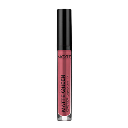 Rouge à lèvres liquide Matte Queen de Note Cosmetics - Couleur intense longue tenue