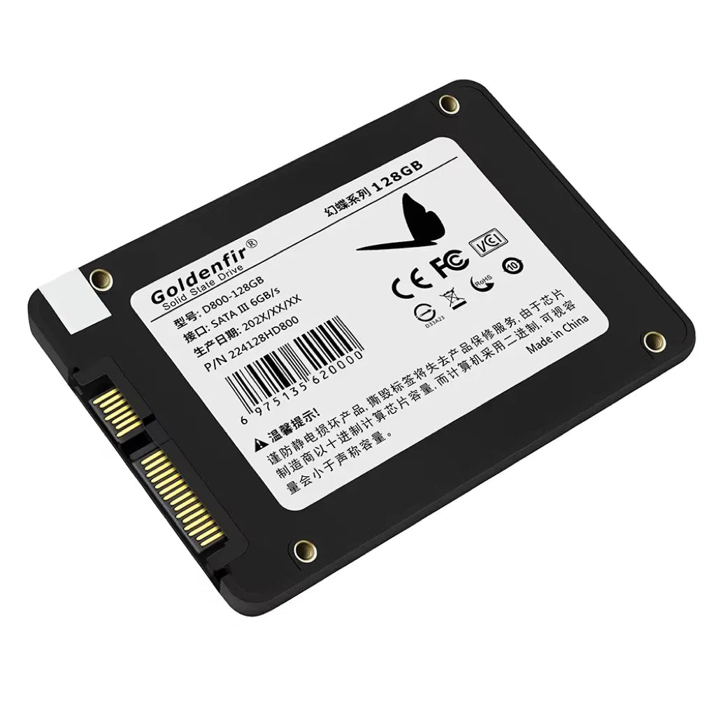 SSD Capacity: 256GB - Goldenfir SSD  128GB SATAIII SSD 512GB 480GB 256GB HD 1TB  500GB  Solid State Hard Disk 2.5 for Laptop