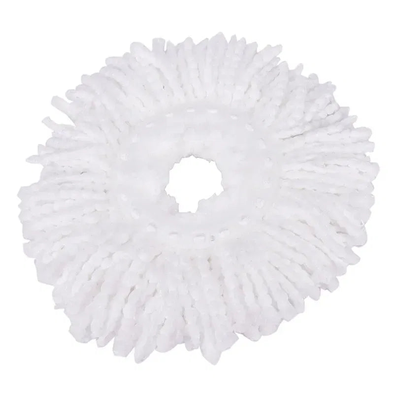 Color: Blue - 360 Magic Rotating Automatic Microfiber Mop Head Replacement Mop Wash Floors Cloth Cleaning Broom Head Mop