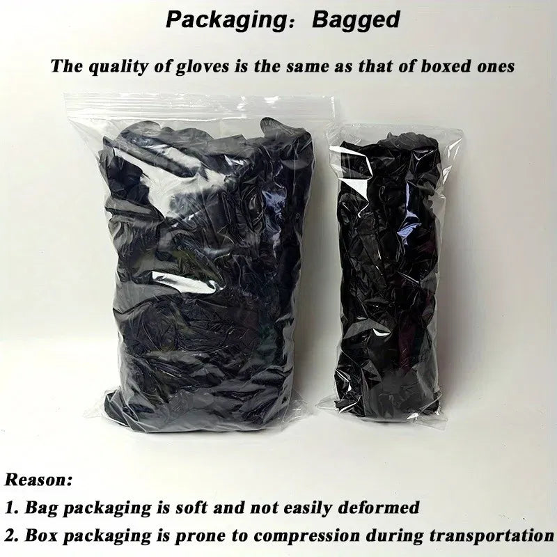 Color: black, Size: S - 20/50/100PCS Disposable Black Nitrile Gloves for Household Use Latex Free Powder Free Cleaning Gloves Tattoo  Hairdressing Tools