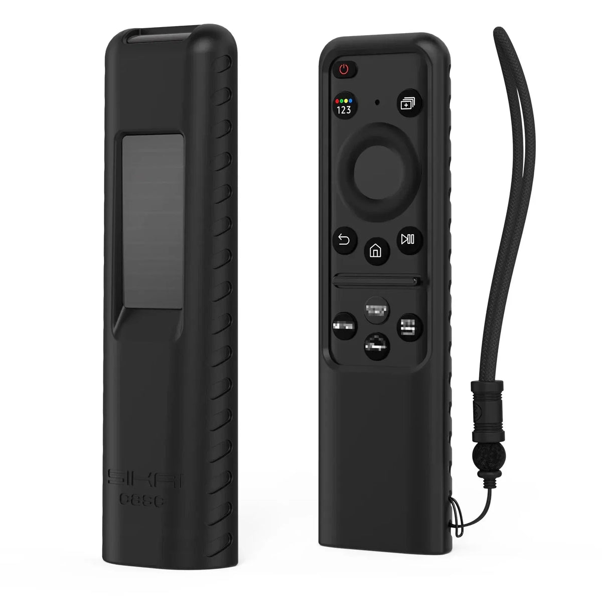 Color: light yellow - Silicone Remote Cover for Samsung 2023 TM2360E BN59 01432A TM2361E BN59 01455E Samsung Smart TV Remote Anit Lost with Lanyard