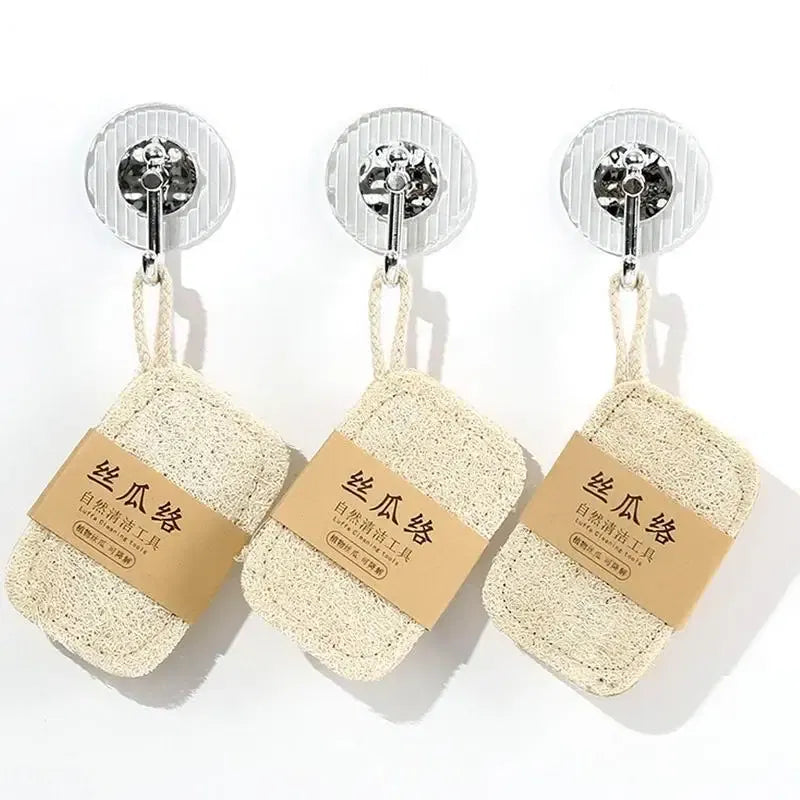 Color: Red, Ships From: United States - Natural Luffa Dish Washing Cloth Sponge Loofah Scrub Pad Dish Pot Easy To Clean Scrubber Sponge Kitchen Clean Brushes Pad