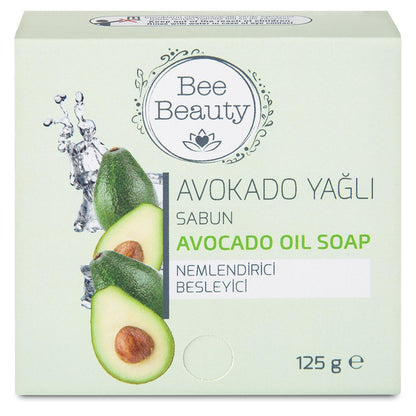 Savon à l'huile d'avocat Bee Beauty - Hydratant, nettoyage doux pour peaux sèches - Savon de soin naturel