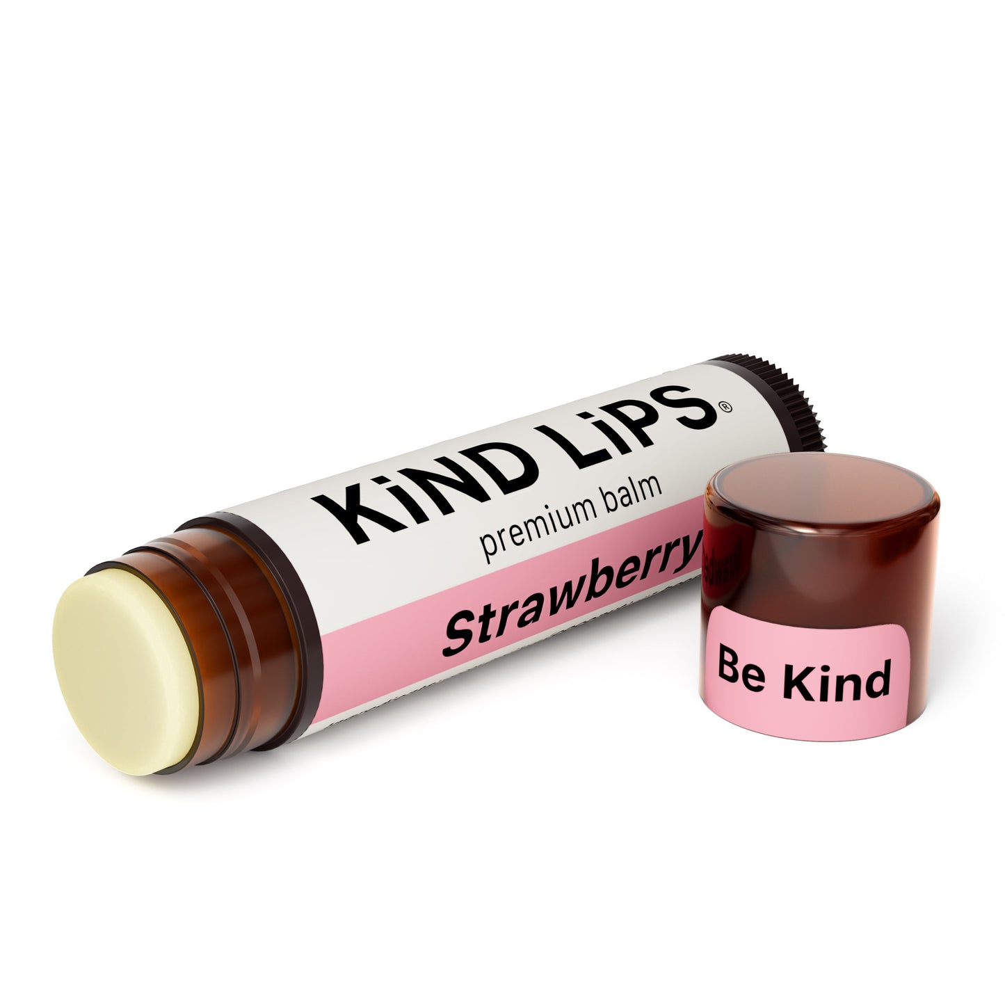 Kind Lips Strawberry Organic Lip Balm Kind Lips Single Pack