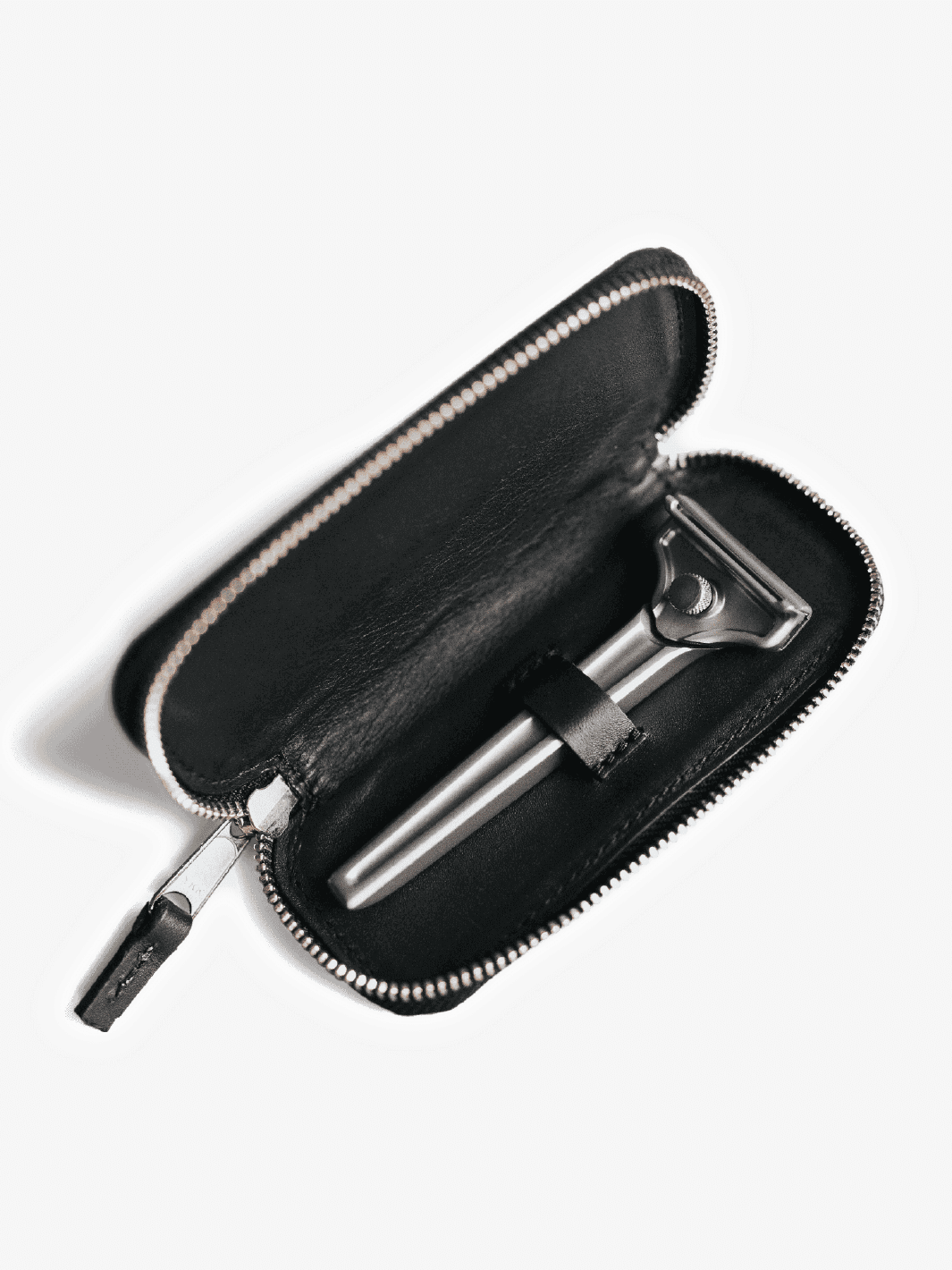 The Leather Travel Case Accessories Supply Midnight Black
