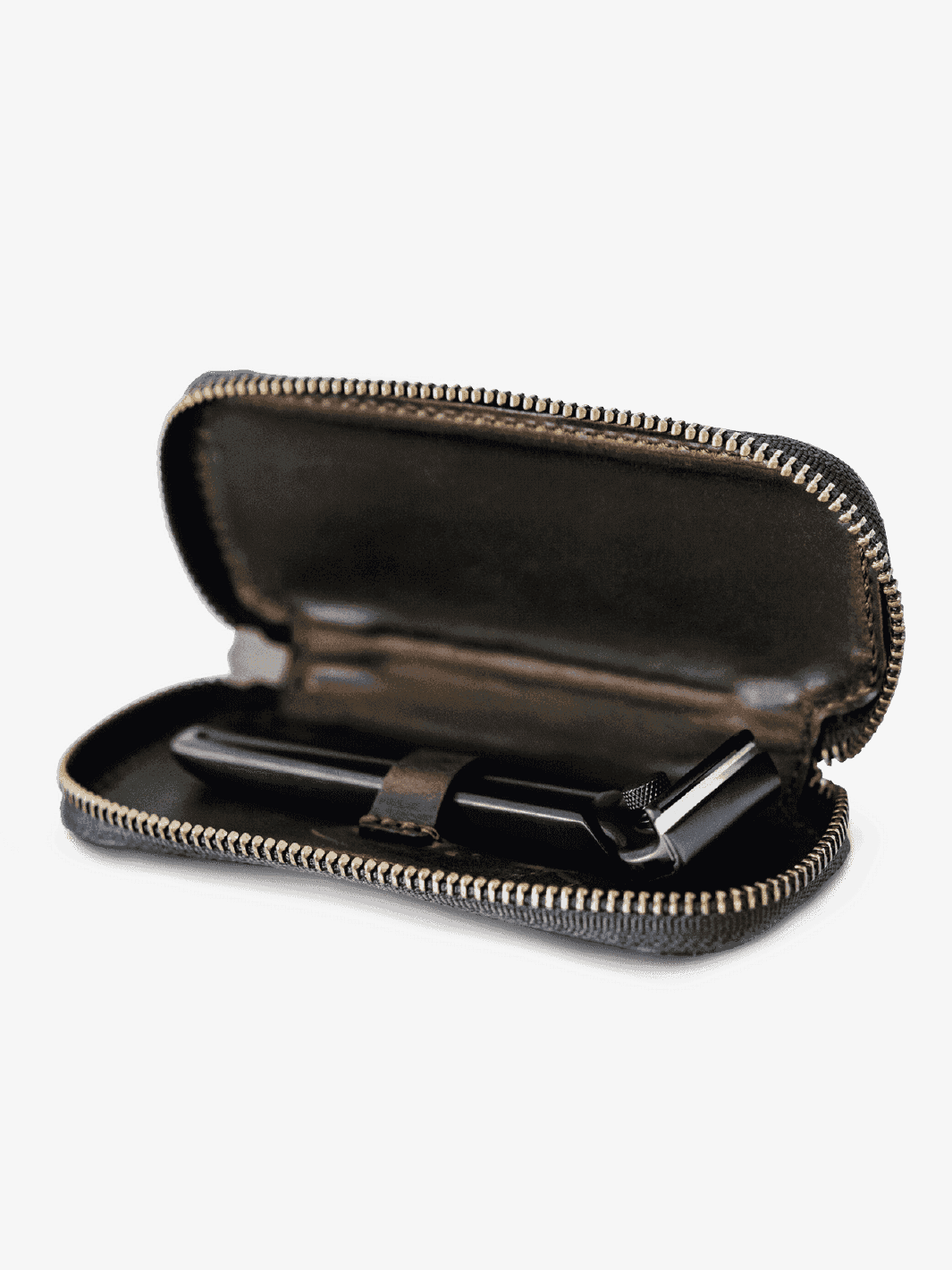 The Leather Travel Case Accessories Supply Dark Brown