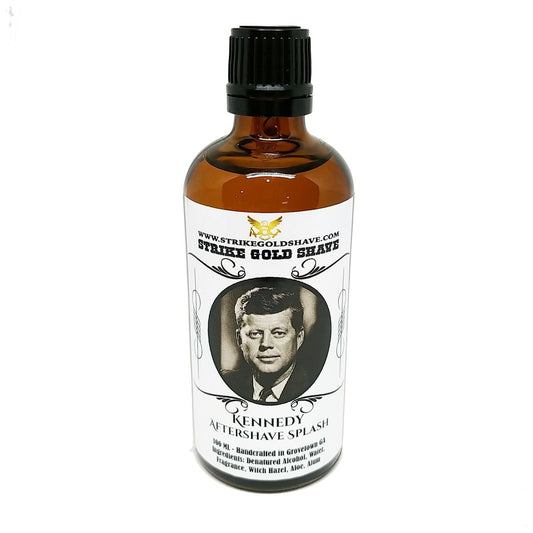 Strike Gold Shave Kennedy Shaving Collection Shaving Set Pasteur Pharmacy Aftershave 3.4 oz
