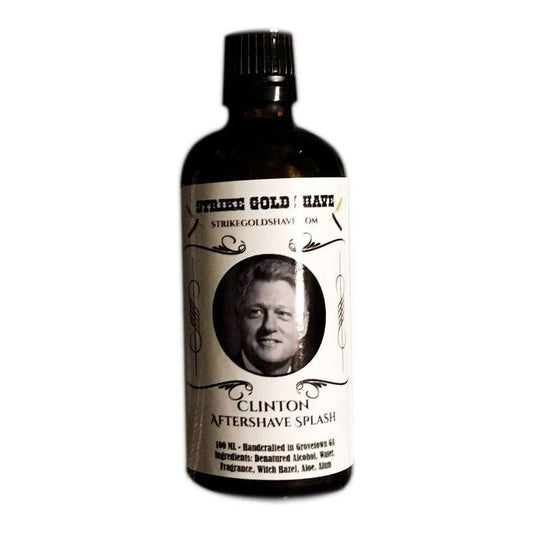 Strike Gold Shave Clinton Shaving Collection Shaving Set Pasteur Pharmacy Aftershave 3.4 oz