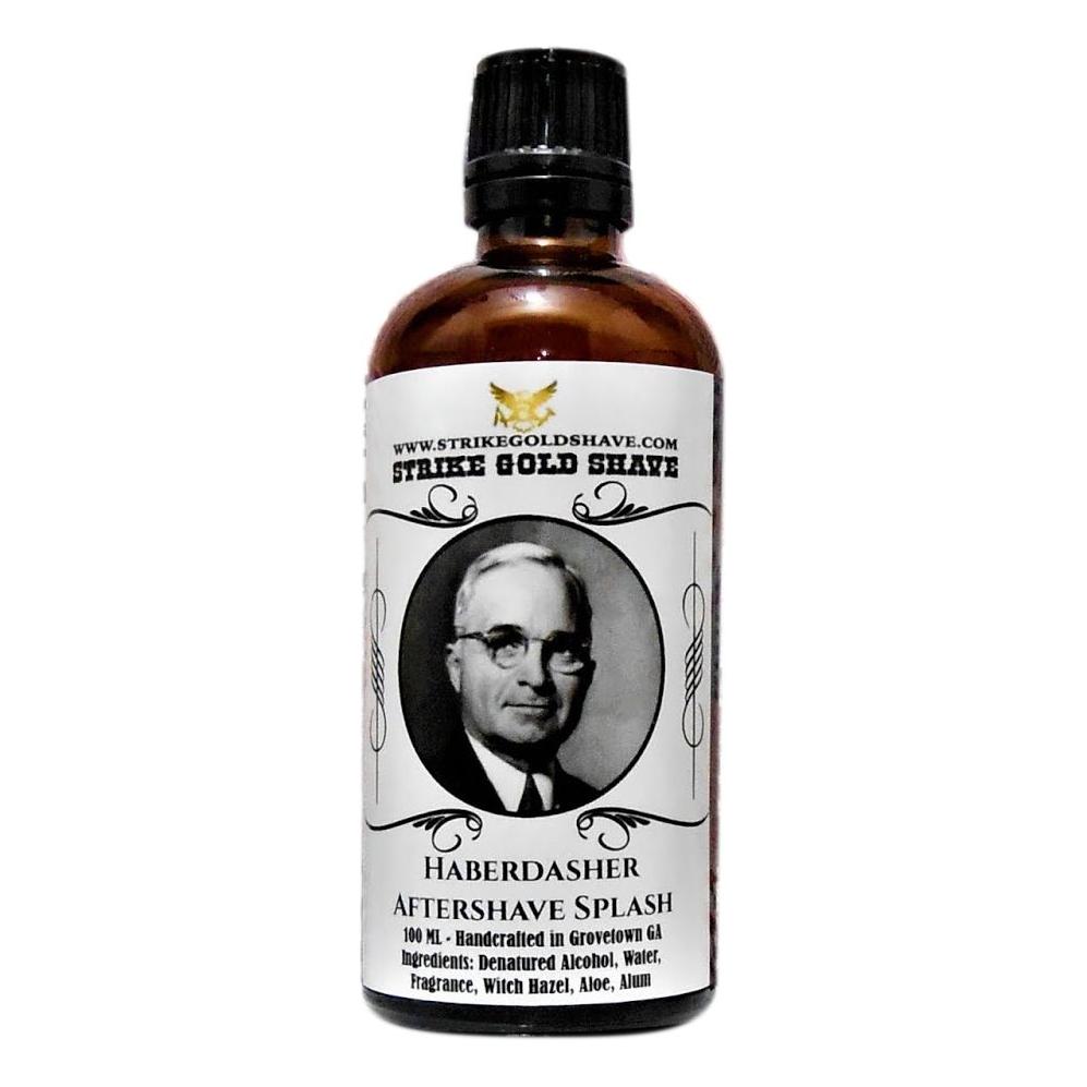 Strike Gold Shave Haberdasher Shaving Collection Shaving Set Pasteur Pharmacy Aftershave 3.4 oz