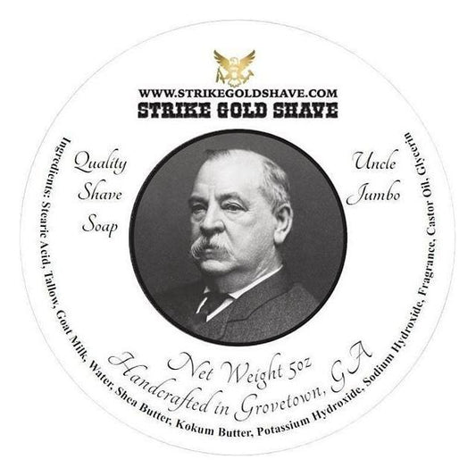Strike Gold Shave Uncle Jumbo Shaving Collection Shaving Set Pasteur Pharmacy Shaving Soap 5 oz