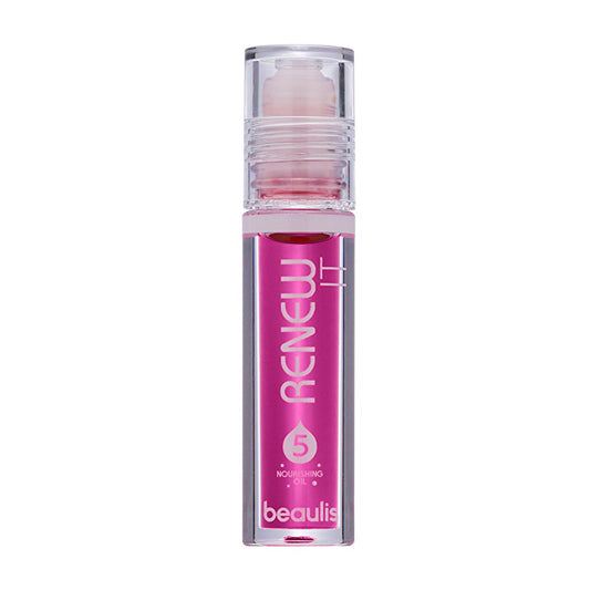 Huile pour les lèvres Beaulis Renew It 602 Strawberry Love - Soin des lèvres nourrissant et hydratant