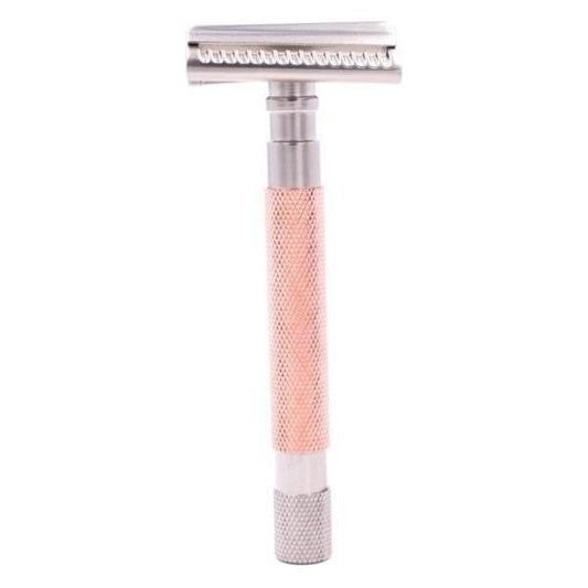 Parker 55SL-RG Rose Gold Semi Slant 3 Piece Safety Razor Safety Razor Pasteur Pharmacy