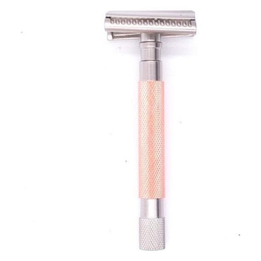 Parker 55SL-RG Rose Gold Semi Slant 3 Piece Safety Razor Safety Razor Pasteur Pharmacy