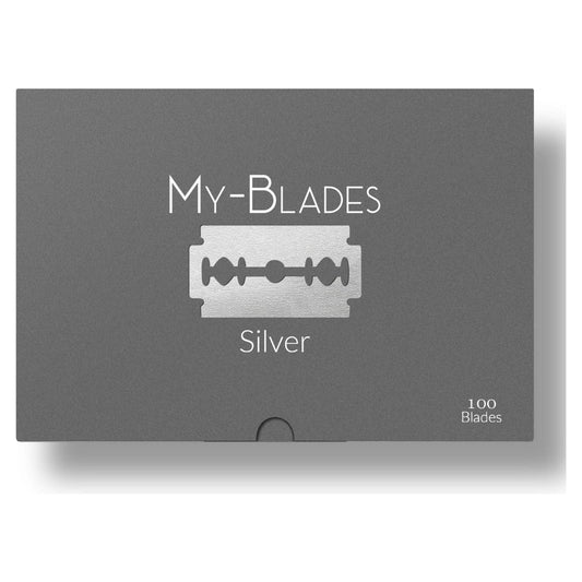 My-Blades Silver Double Edge Razor Blades 100 ct Razor Blades Pasteur Pharmacy