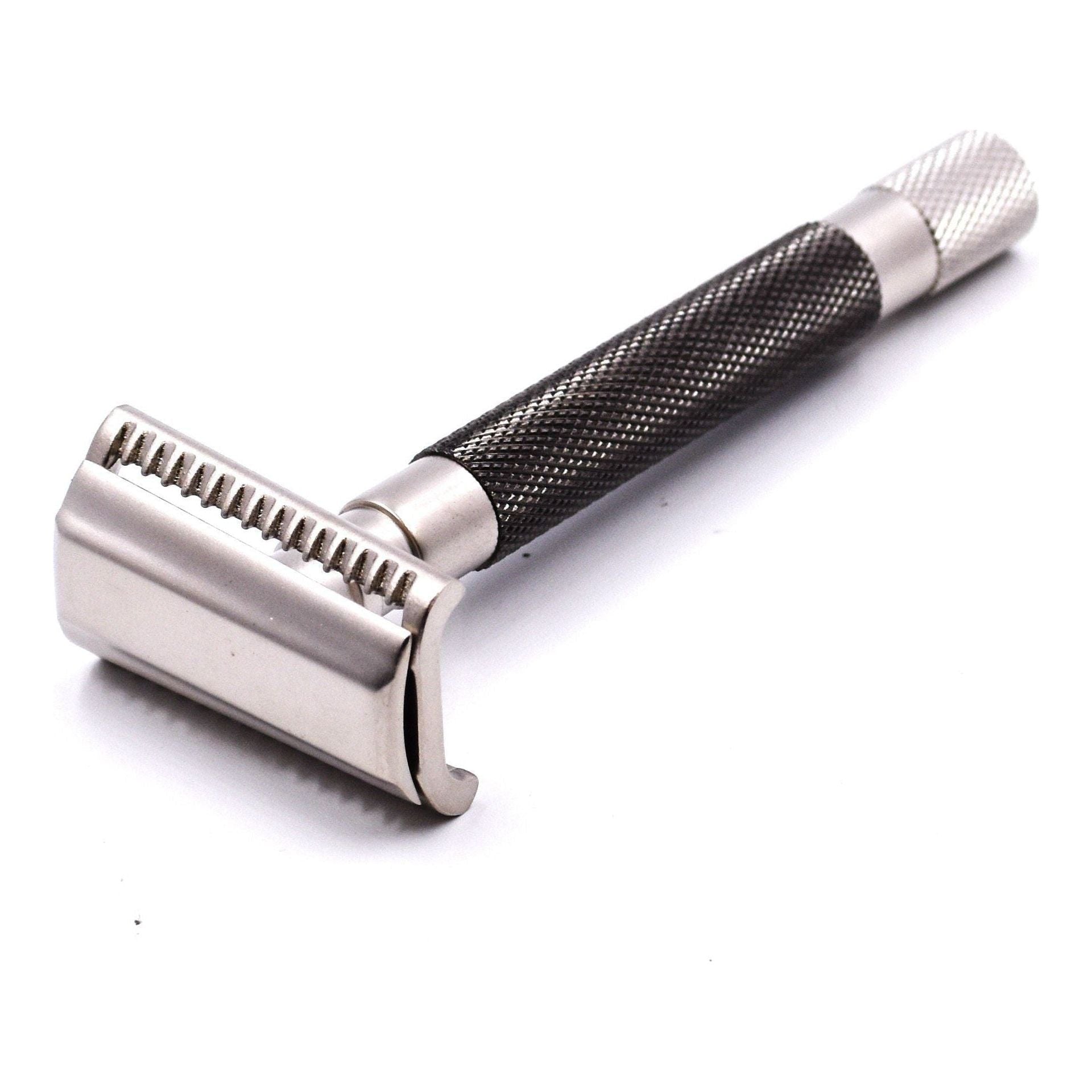 Parker 55SL-GR Graphite Semi Slant 3 Piece Safety Razor Safety Razor Pasteur Pharmacy