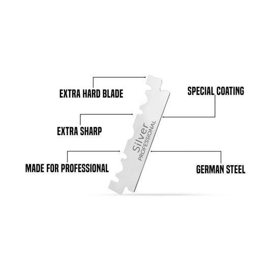 My-Blades Silver Single Edge Razor Blades 100 ct Razor Blades Pasteur Pharmacy