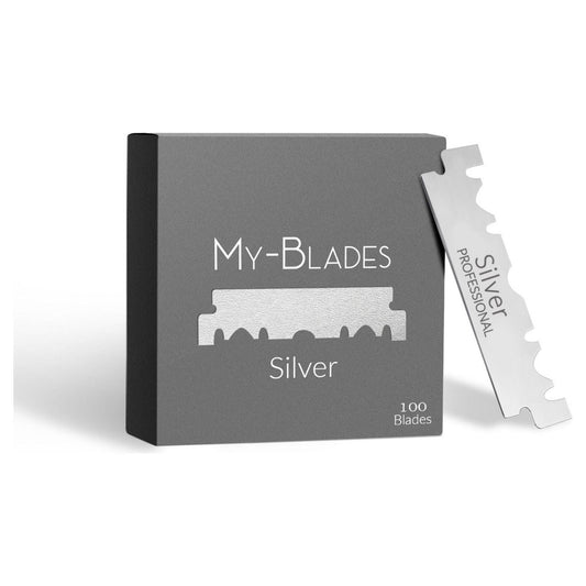 My-Blades Silver Single Edge Razor Blades 100 ct Razor Blades Pasteur Pharmacy