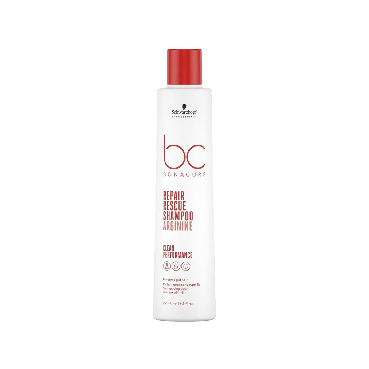 Bonacure BC Clean Repair Rescue Shampoo 250 ml - Repairing Shampoo for Damaged Hair
