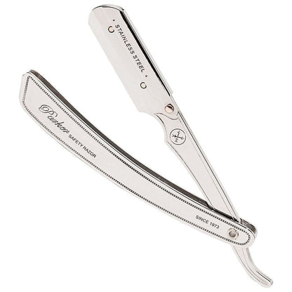 Parker SRX Heavy Duty Stainless Steel Handle Clip Type Barber Straight Razor Razor Pasteur Pharmacy