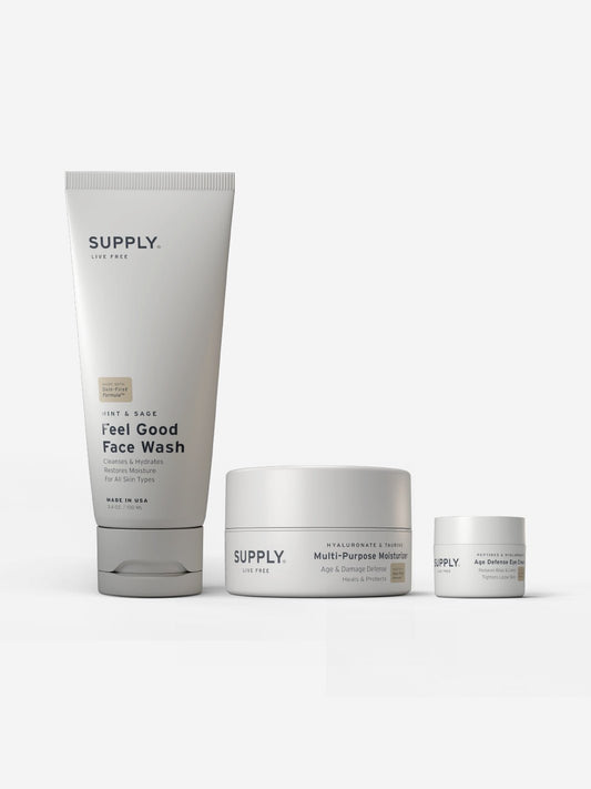The Skin Essentials Set Skincare Bundle Supply