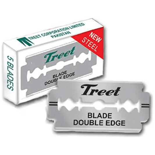 Treet New Steel Double Edge Razor Blades - 10 Pack Razor Blades Pasteur Pharmacy