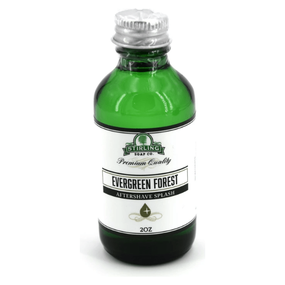 Stirling Soap Co. Evergreen Forest Shaving Collection Shaving Set Pasteur Pharmacy Aftershave 2oz