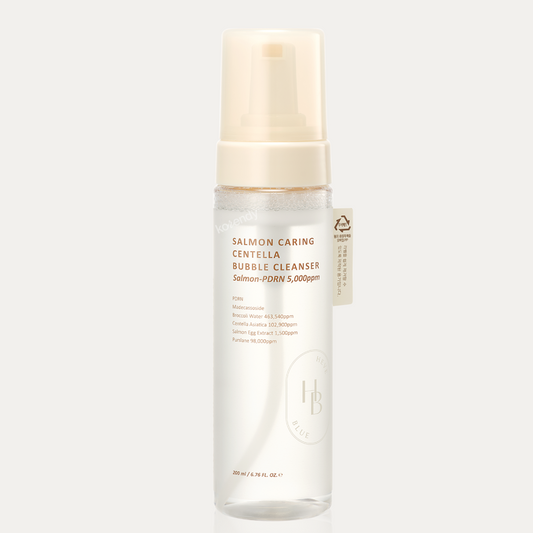 Heveblue Salmon Caring Centella Bubble Cleanser Pore Purifying 200ml
