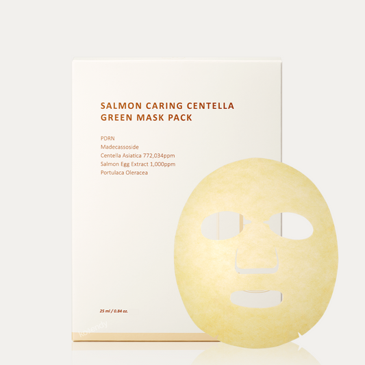 Heveblue Salmon Caring Centella Green Mask Pack Soothing 25ml