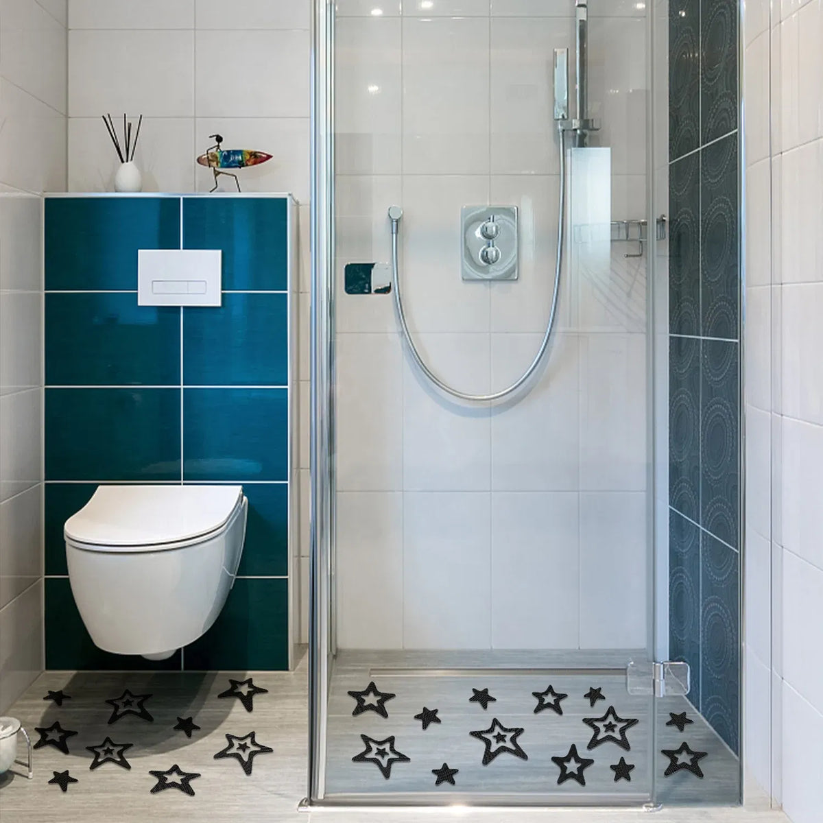Color: Yellow, Ships From: CHINA, Specification: 1700MMx2400MM - 30PCS PEVA Shower Room Staircase Floor Shoe Sole Anti-slip Tape, Safety Full Stop Slide Pad Bathroom Bathtub Anti-skid Stickers