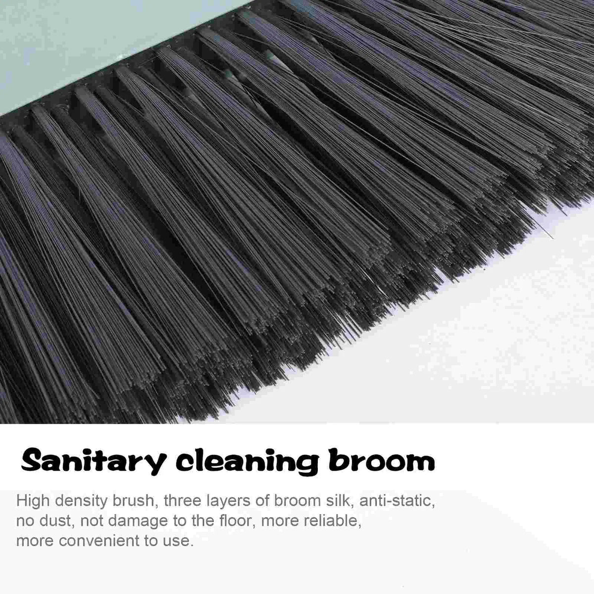 Color: Red - Dustpan Long Pan Metal Cleaning Handle Pans Upright Handled Kitchen Outdoor Outdoor Broom Dust Duty Heavy Stainless Steel