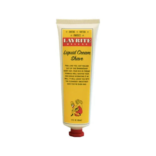 Layrite Deluxe Liquid Cream Shave 4oz Shaving Cream Pasteur Pharmacy