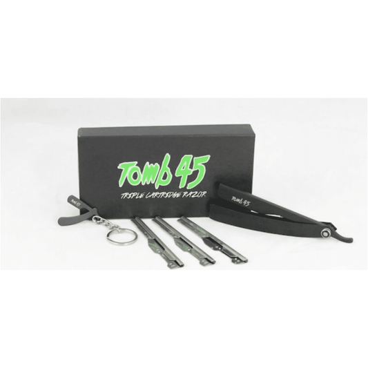 Tomb 45 Triple Cartridge Razor Handle - Black Razor Handle Pasteur Pharmacy