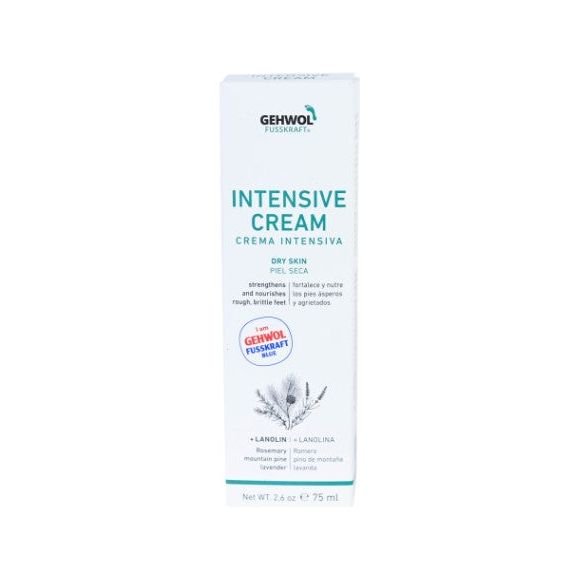 Gehwol Fusskraft Blue Foot Intensiva Cream for Dry Rough Skin 2.6 oz Foot Cream Pasteur Pharmacy