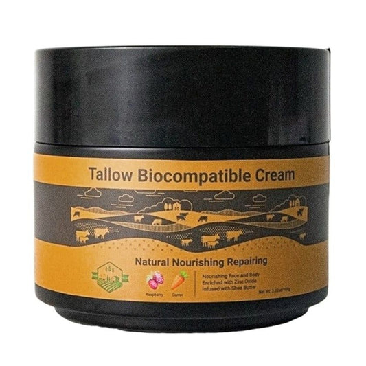 WhollyKaw Tallow Biocompatible Nourishing Cream 3.52 oz Face Cream Pasteur Pharmacy