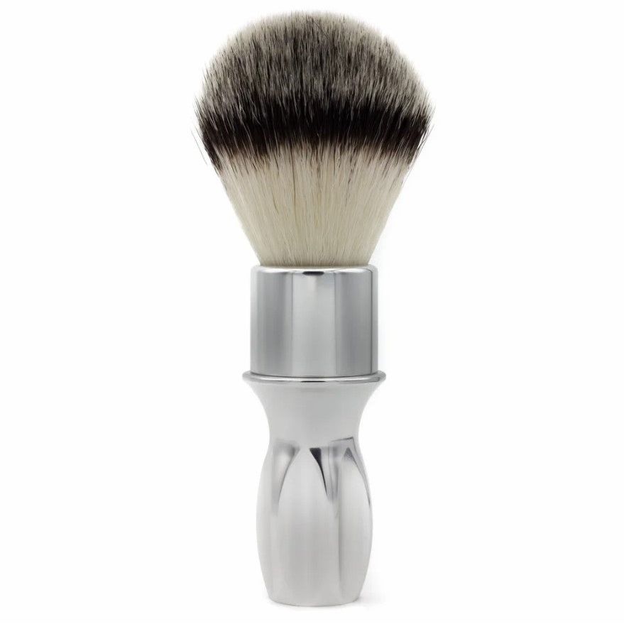 Alpha Brush & Shaving Co. T-400 Silver 24mm Shaving Brush Pasteur Pharmacy