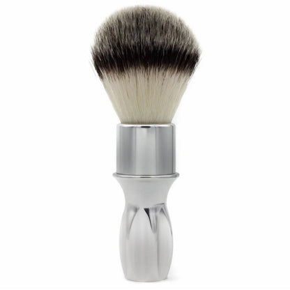 Alpha Brush & Shaving Co. T-400 Silver 24mm Shaving Brush Pasteur Pharmacy