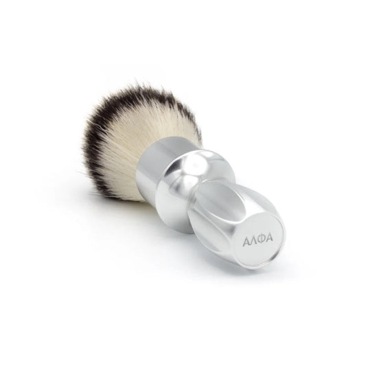 Alpha Brush & Shaving Co. T-400 Silver 24mm Shaving Brush Pasteur Pharmacy