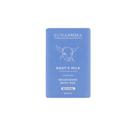 Sunaroma Goats Milk W/ Shea Butter & Manuka Honey Soap (8 Ounce) Bath & Body Pasteur Pharmacy