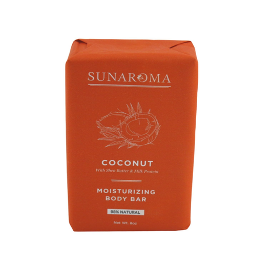 Sunaroma Organic Coconut Oil Body Bar Soap - 8 Oz Health & Beauty Pasteur Pharmacy