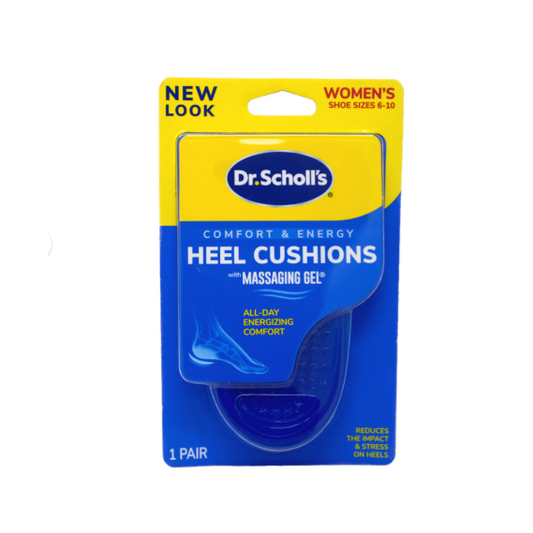 Dr. Scholl's Massaging Gel Advanced Heel Cushions For Women Size 6-10 Foot Care Pasteur Pharmacy
