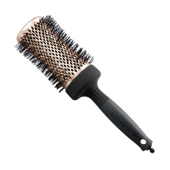 Keller Copper-Line 53mm Tourmalin & Ionic 53mm Ceramic Curler Hairbrush Pasteur Pharmacy
