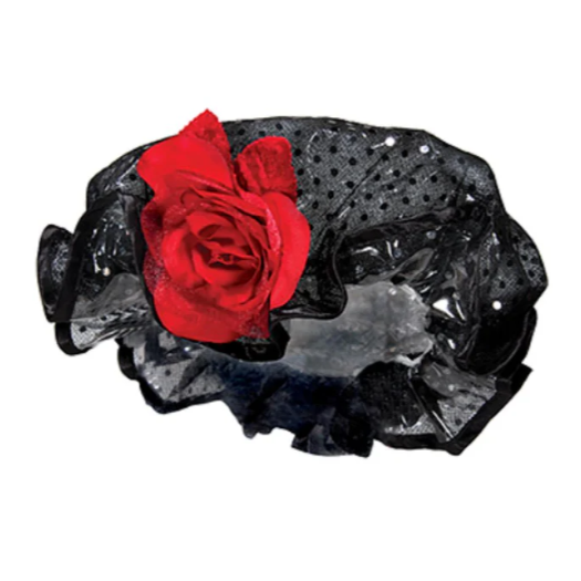 LA Indulgence Shower Cap Black & Red Bath & Body Pasteur Pharmacy