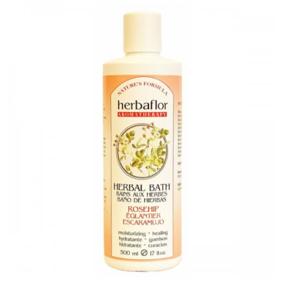 Herbaflor Rosehip Herbal Bath 17 Oz Bath Additives Pasteur Pharmacy