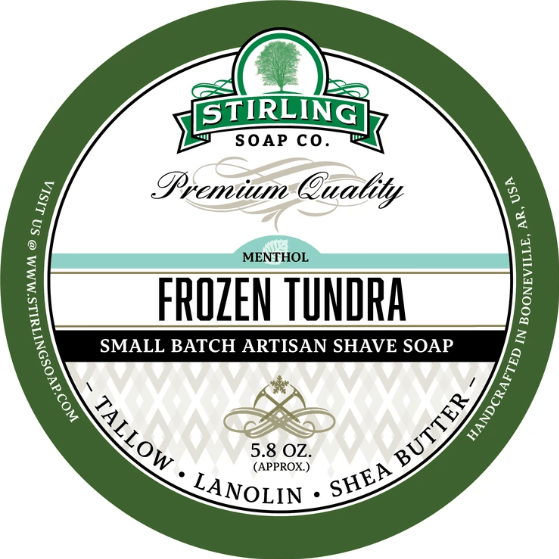 Stirling Soap Co. Frozen Tundra Shaving Collection Shaving Set Pasteur Pharmacy Shaving Soap 5.8 oz